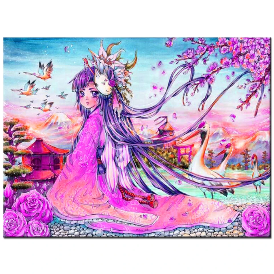 

Лебедь вышитые алмазами платье для девочек в стиле аниме, 5D,DiamondPainting, "сделай сам", бело-серые изображение, вышивка крестом, цветок озеро деко...