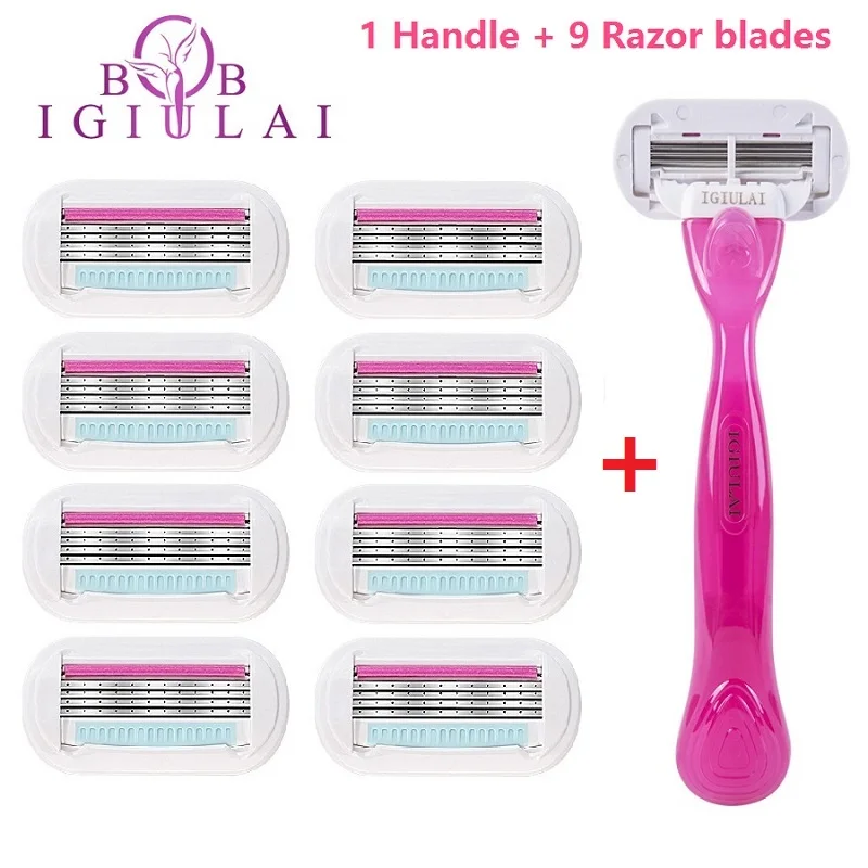 Дамские Безопасные лезвия для бритья женщин лезвие удаления волос женские