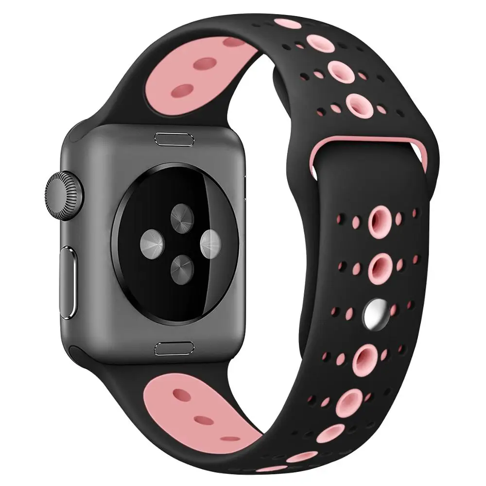 Ремешок для часов силиконовый Apple Watch 5/4/3/2/1 38/40/42/44 мм|Ремешки часов| |