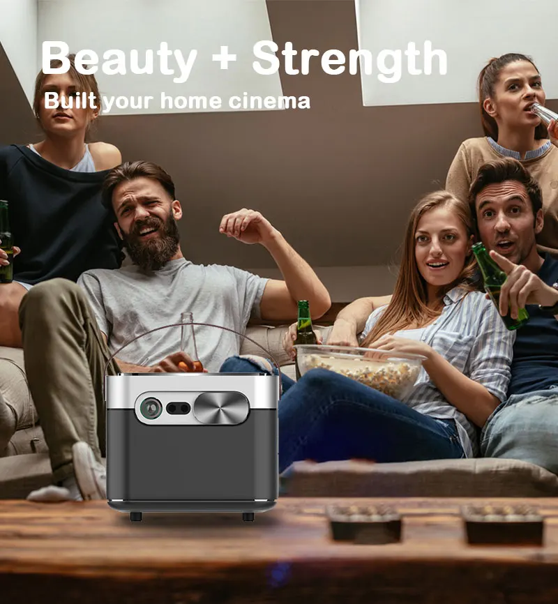 [Pre-sale] Wejoy S9+ 10000 Lumens 150 Screen 3D Projector 1080P FHD Support 4K High Brightness Android With Auto Focus WiFi