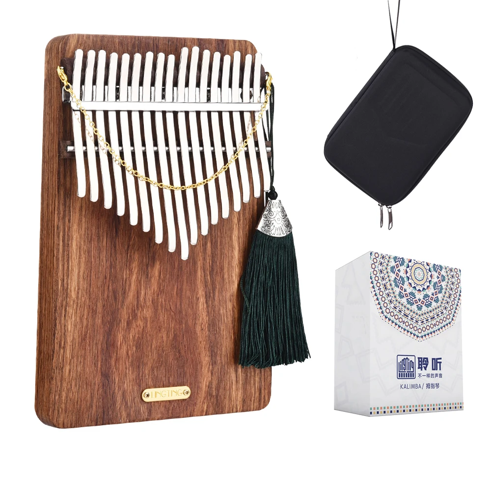 LingTing LT K17P 17 клавиш Kalimba Mbira большой палец фортепиано (морской шепот)|Пианино| |
