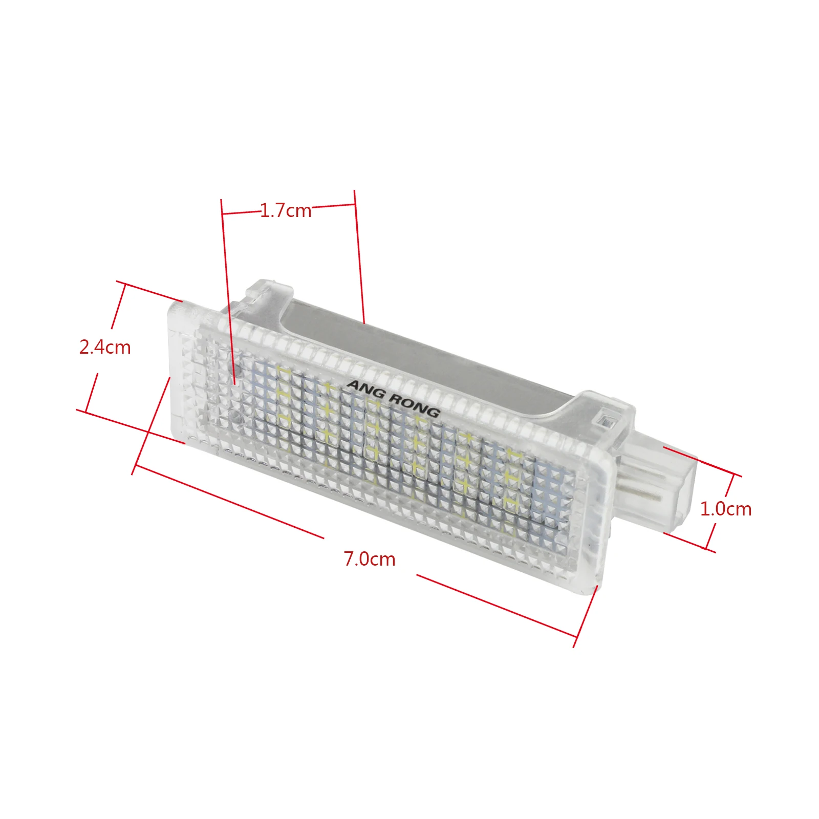 ANGRONG 1 Pair Canbus LED Footwell Door Courtesy Interior Light Glove Box Reading Lamp For BMW E92 E81 E87 F20 E60 3 5 Series |