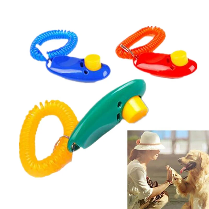 Ремешок для тренера горячий клик пластиковый случайного цвета кликер Новый