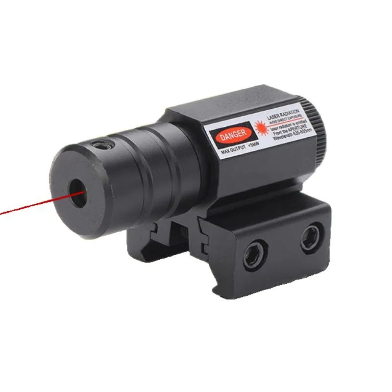 Лазерный прицел с красной точкой диапазон 50 100 м нм регулируемый пикатинный рельс