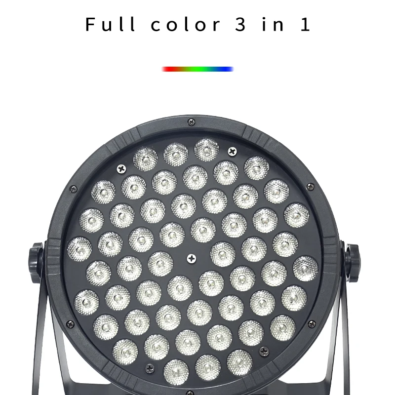 12Pcs/lots 54x3W RGB 3in1 Led Par Lights 54*3w Disco Wedding Party Wall Wash Light DMX 512 Controller Effect Stage | Лампы и освещение