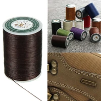 0 8mm 90m flat waxed thread for leather line sewing polyester hand leather stitching line crafts decoration supply