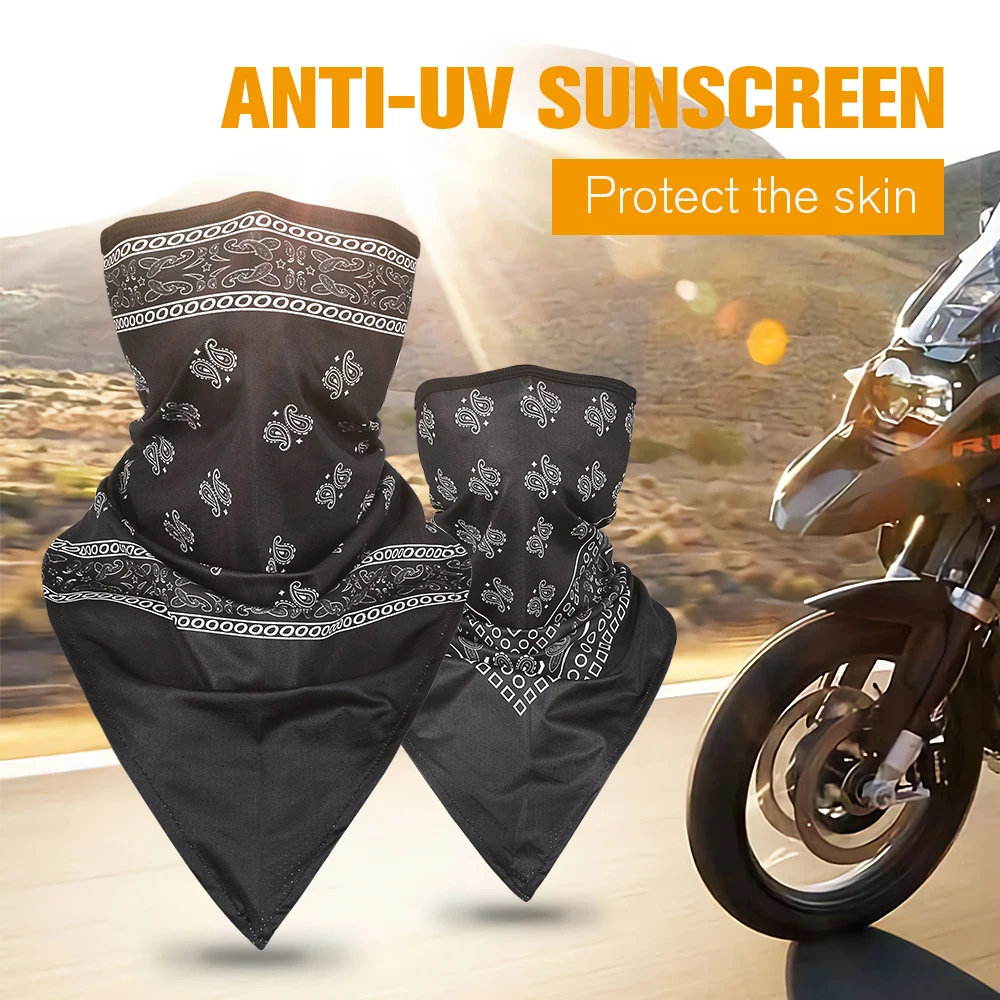 Мотоцикл маска для лица против УФ мотоцикла защитный лицевой щиток Балаклава из