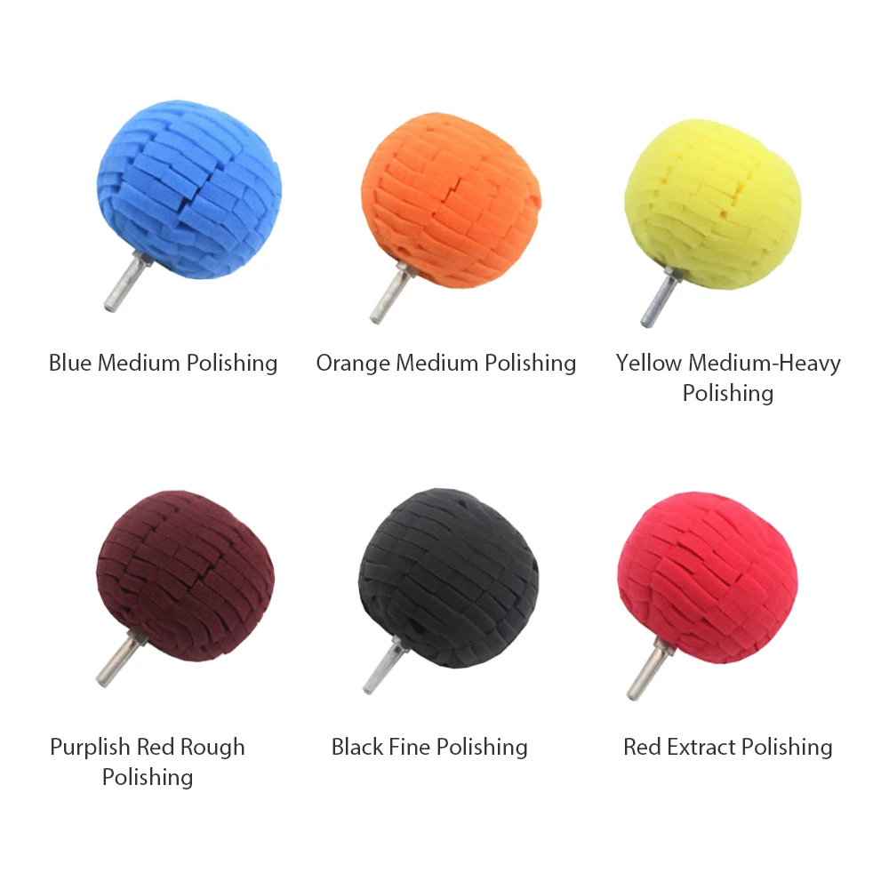 Полировочный абразивный шар 3 дюйма Диаметр шлифовального колеса с хвостовиком