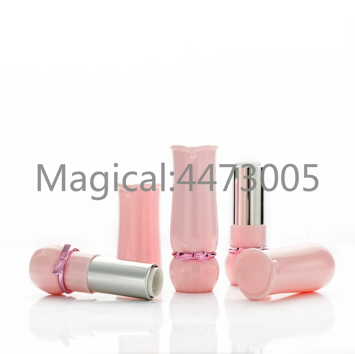 

5/10/30/50/100pcs 12.1mm Pink Bowknot Empty Lipstick Tube DIY Lip Balm/Gloss Pipe Shell Cosmetic Tools Lip Mouth Container
