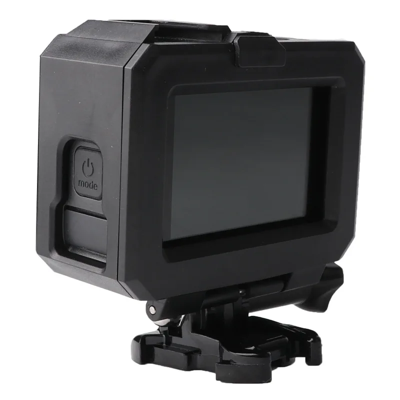 Черный Защитный чехол для Gopro 9 10 защитный с каркасом + крепление одиночным винтом