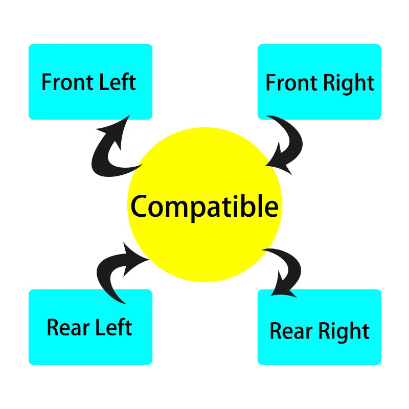 Мотор блокировки мощности двигателя центральный привод замка двери 4 шт. для Ford