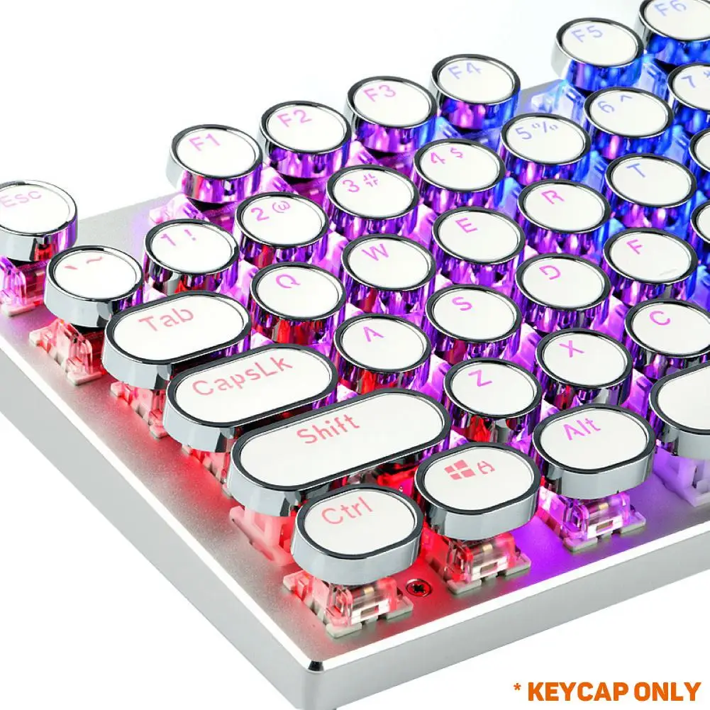 

104Pcs/Set PBT Universal Round Key Cap Keycaps for Cherry MX Mechanical Keyboard high-quality PBT material Key Cap for Keyboard
