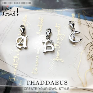 Подвеска из серебра 925 пробы с буквами ABC