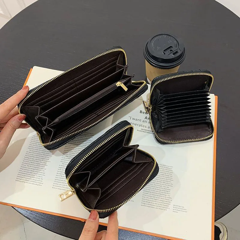 

Wallet Luxury Wallet Women's Zipper Wallet Women's PU Purse Card Holder Female Women's Purses