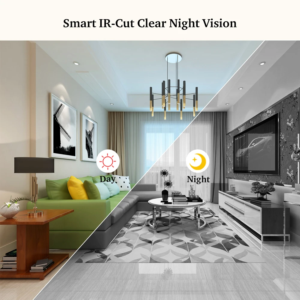 FULL HD H.264/H.265 + 5MP Hi3516EV300 аудио 48IR светодиоды водонепроницаемый ONVIF Обнаружение