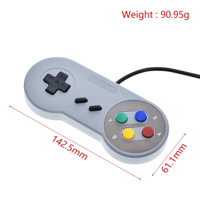 USB-джойстик для Nintendo SNES ПК MAC | Электронные компоненты и принадлежности