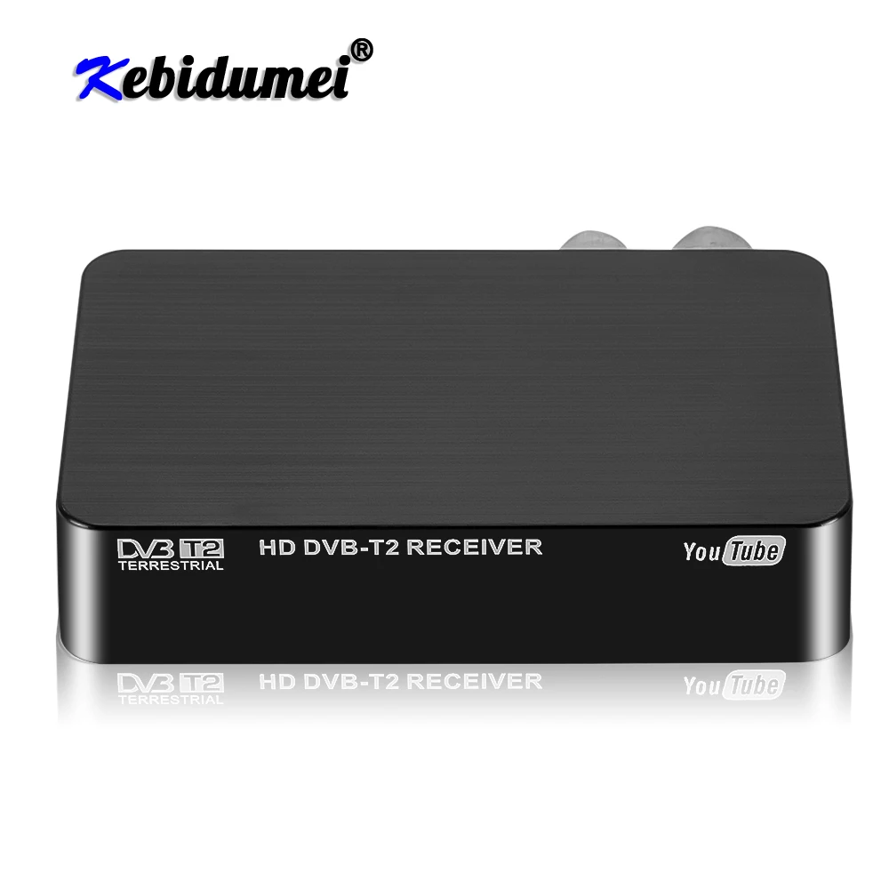 ТВ тюнер Kebidumei HD 1080p Dvb T2 Vga с адаптером для монитора usb 2 0 спутниковый приемник