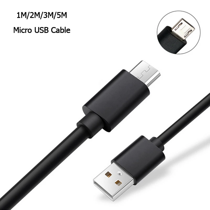 Matein Micro USB кабель 4 57 м для быстрой зарядки телефона samsung S5 S5mini черный ПВХ микро 1 2 3