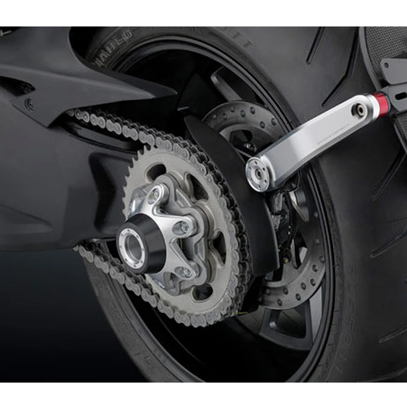 

Rear Axle Fork Crash Frame Slider Wheel Drive Shaft Protector for Ducati Multistrada 950/1200/1260/Scramber/SuperSport MTS 1200