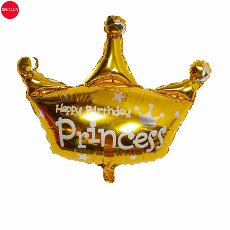 1 шт. большой розовый синий Гелиевый шар принцессы воздушные шары в виде короны