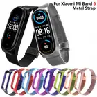 Новый металлический ремешок для Xiaomi Mi Band 6 5, браслет без винтов, сменный Браслет из нержавеющей стали для Mi Band 6