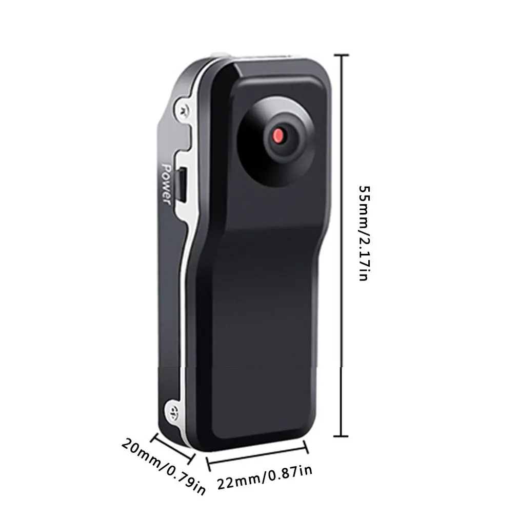 

MD80 Mini Camera HD Motion Detection Car DV DVR Video Recorder Security Camcorders One-Click Recording