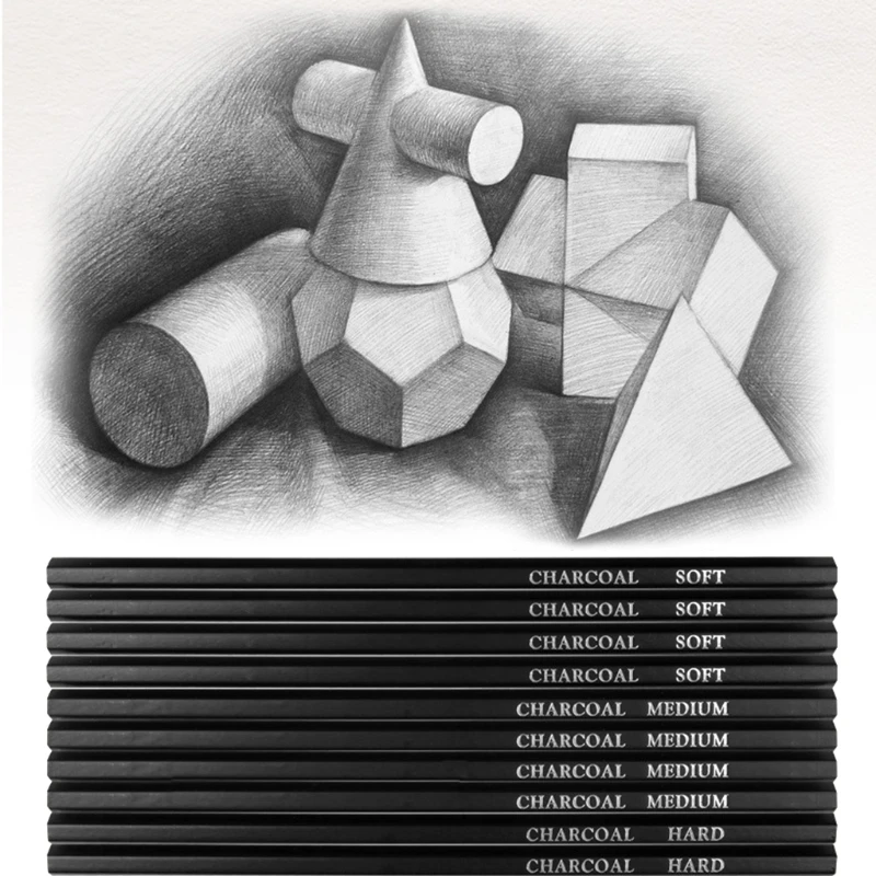 

72pcs Drawing Sketch Pencils Set Charcoal Colored Pen Eraser Sharpener Extender