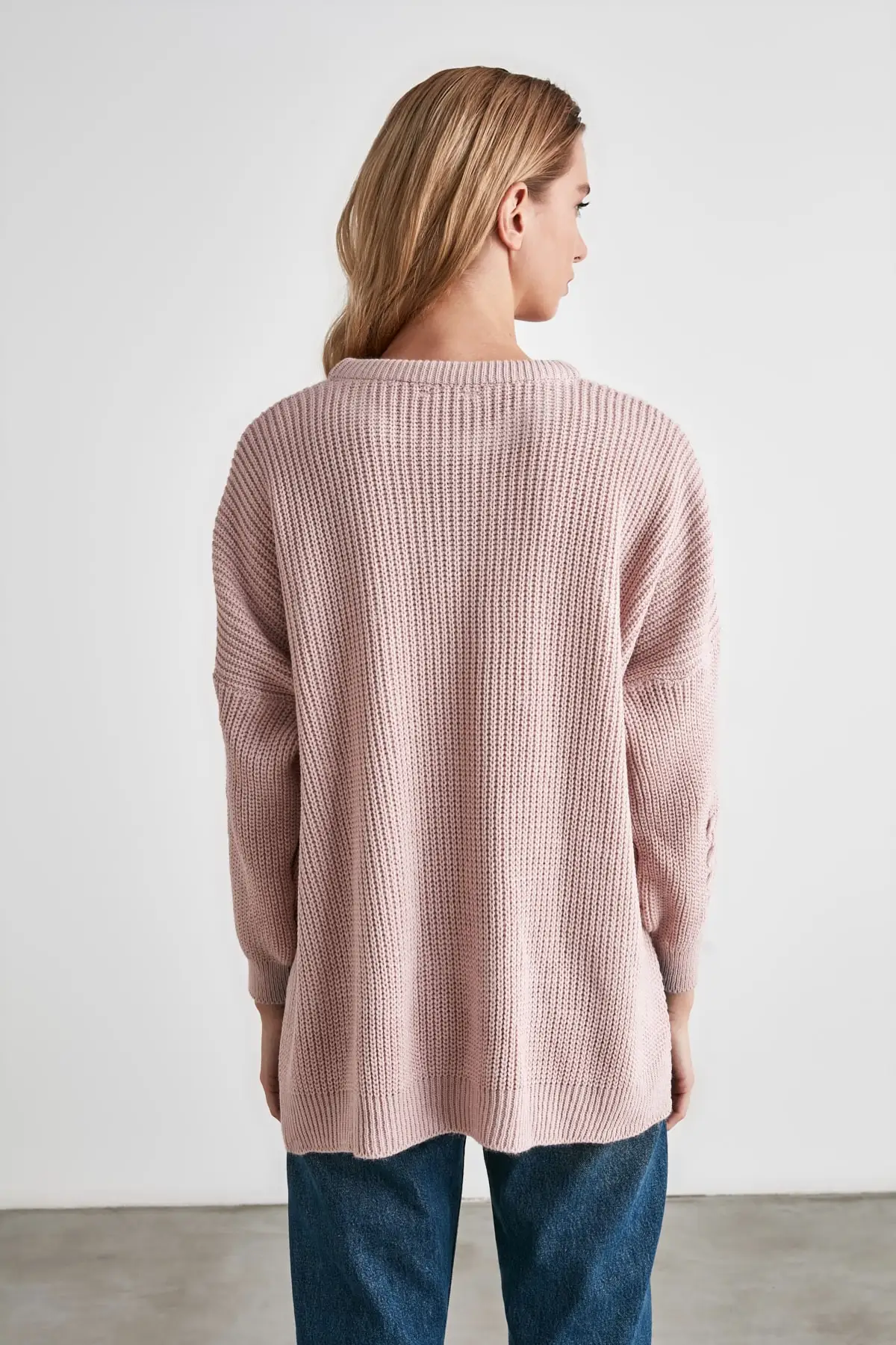 

Trendyol Mesh Detailed Knitwear Sweater TWOAW21KZ1953