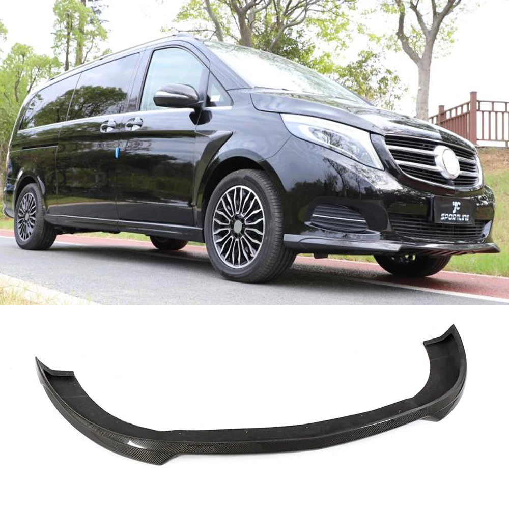 Передний бампер для Mercedes-Benz V-Class W447 2014 - 2018 MPV V250 защитный спойлер губ аксессуары из