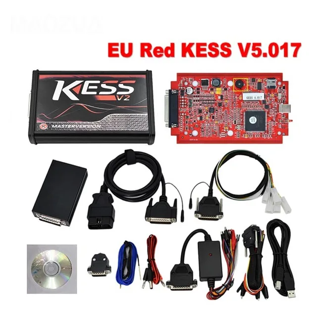 Красный Онлайн мастер Ktag V7.020 V2.25 KESS V5.017 ECM Титан DPF EGR без жетона лимит BDM Рамка тестер ECU чип Тюнинг инструмент