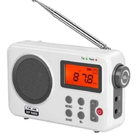 p82f pocket am fm radio lcd digital display driver speaker musical enjoyable instrument supplies