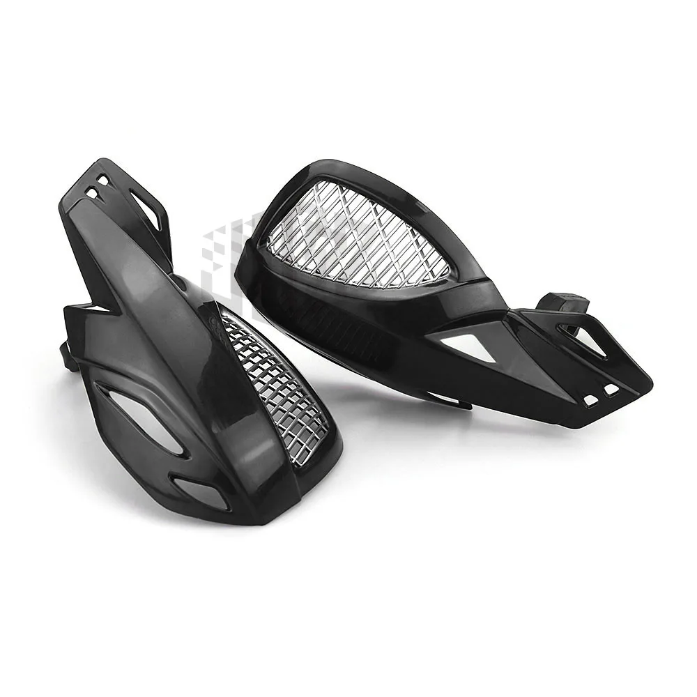 Мотоциклетные рукавицы ABS защита рук гоночные для KTM Honda Yamaha Kawasaki ATV аксессуары для мотокросса 22 мм руль - Цвет: Черный