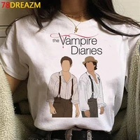 the vampire diaries t shirt tshirt women couple ulzzang casual aesthetic t shirt top tees couple clothes