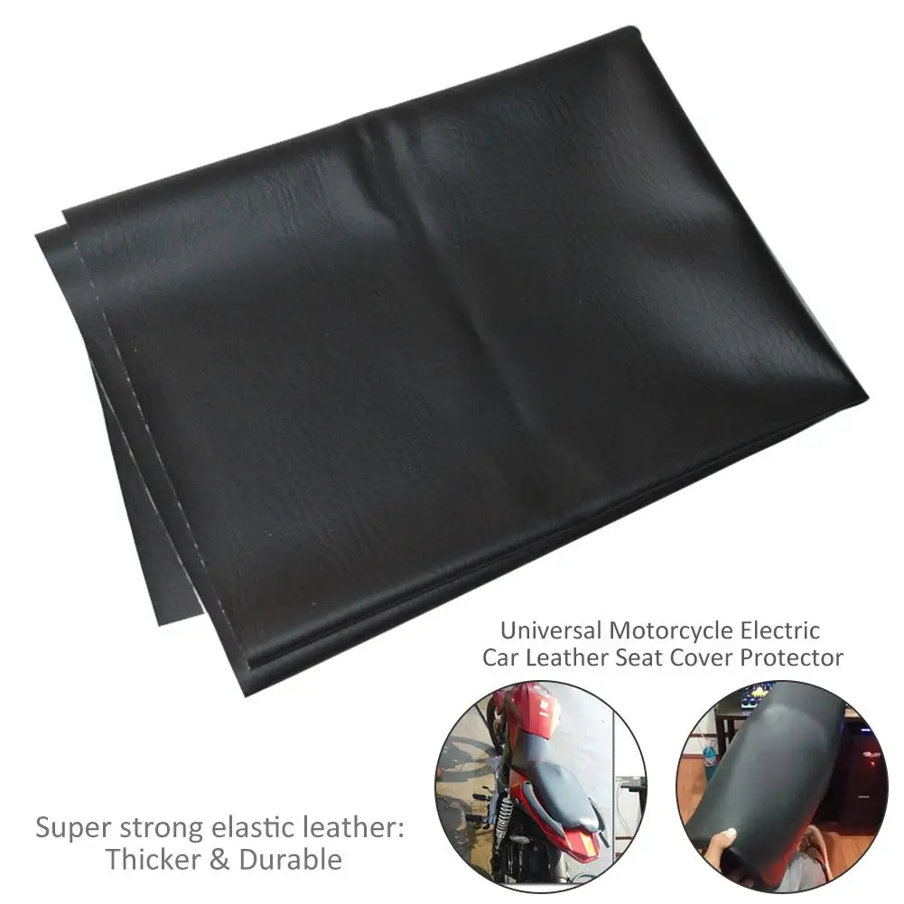 

90*70 cm Universal Seat Cover Pad for Motorcycle Scooter Electric Car Moto Leather Seat Protector Wear-resistant Cover Cushion