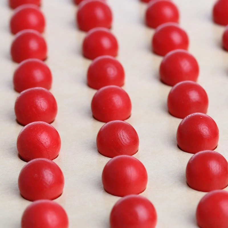 

Montessori Mathematics Material Multiplication Bead Board Educational Toys Kid