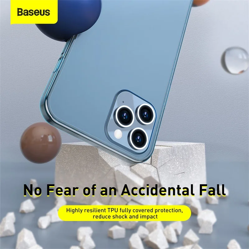 

Baseus Luxury Phone Case For iPhone 12 Pro Max Mini Thin Shockproof Frosted Class Back Cover For iPhone 12Pro Max 12Mini Fundas