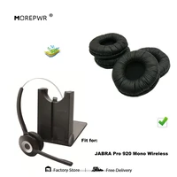 replacement ear pads for jabra pro 920 mono wireless headset parts leather earmuff earphone sleeve cover