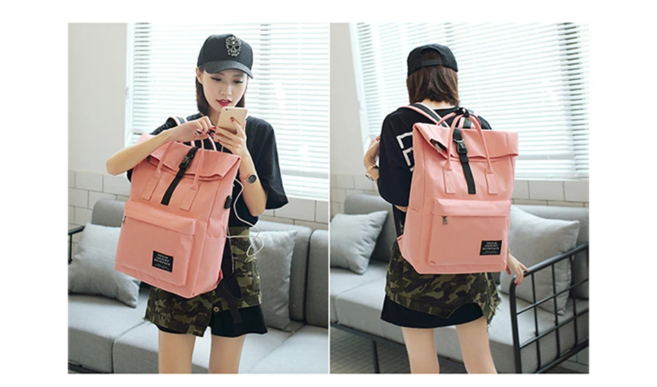 TTOU Fashion Backpack Women Leisure Back Pack Korean Ladies Knapsack Casual Travel Bags School Girls Classic Bagpack Laptop bag