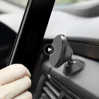 360 градусный вращающийся Автомобильный мобильный телефон держатель кронштейн Универсальный Магнитный стильный дизайн изысканный и простой Алюминий-алюминиево-магниевого сплава