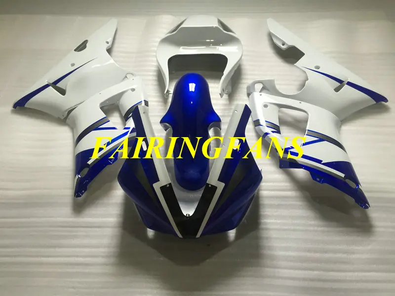 Обтекатель кузова мотоцикла для YZFR1 00 01 YZF R1 YZF1000 2000 2001 ABS пластик белый синий