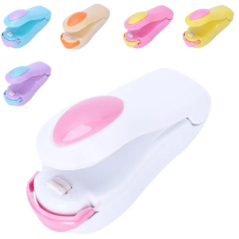 1 Piece Portable Household Mini Heat Sealing Machine Ceramic Impulse Sealer Seal Packing Capper Plastic Bag Sealer