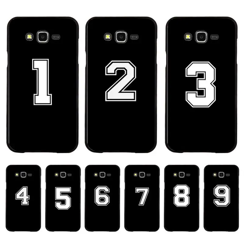 

Babaite Custom Football Lucky number Soft black Phone Case for Samsung A50 A70 A40 A6 A8 Plus A7 A20 A30 S7 S8 S9 S10 S20 Plus