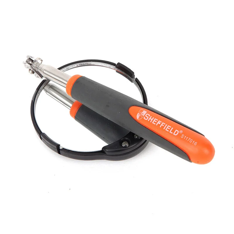 

Car Telescopic Detection Lens Inspection Round Mirror360 Repair Tool Stainless Steel High-tech Inspection Mirror With Led Light