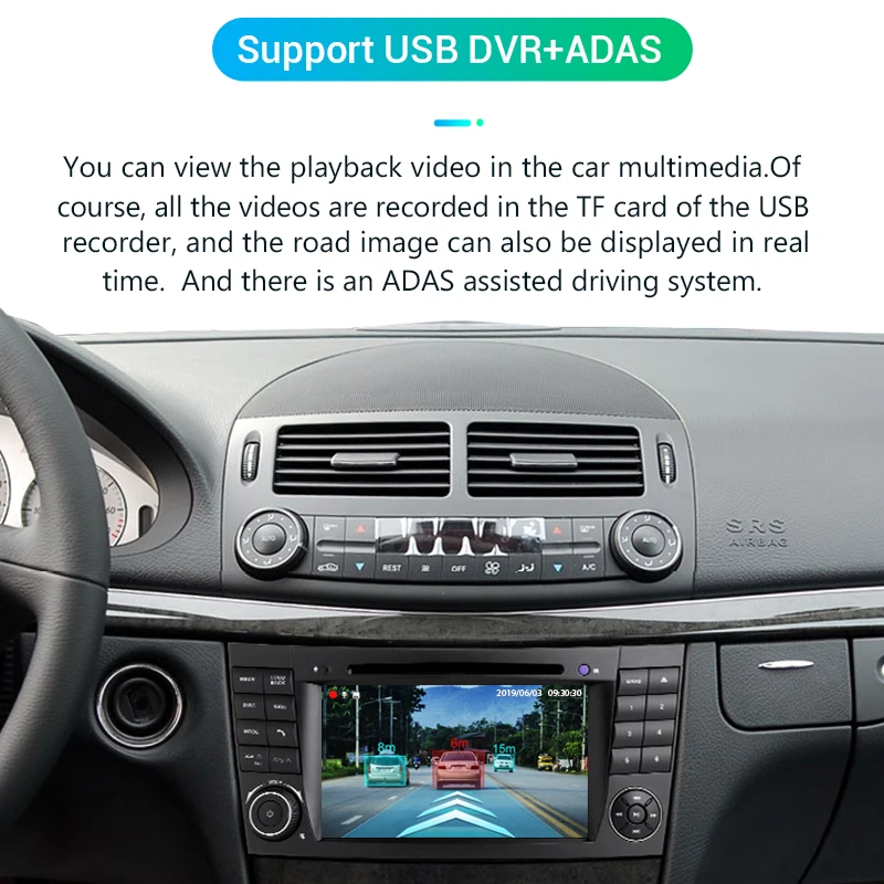 LDZDSEE Android 9 0 DSP 2G + 32G для Mercedes Benz E class W211 E300 CLS/W219 автомобильный мультимедийный плеер
