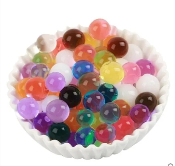 Multicolors Crystal Soil Plant Flower Jelly Mud Water Beads for Plants Pearls Vase Gel Balls Home Decoration-200pcs | Дом и сад