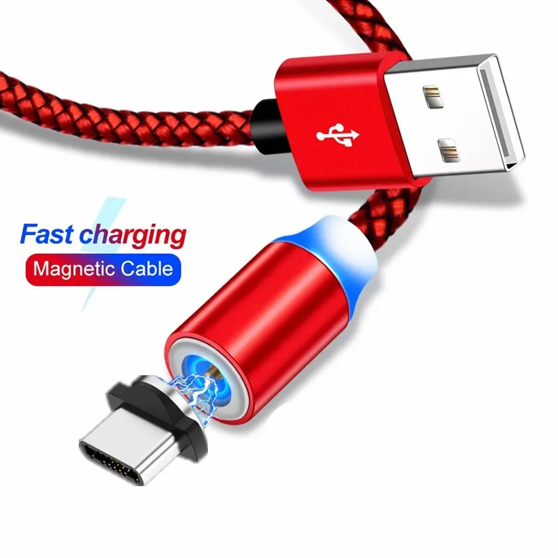 Магнитный провод USB Type C зарядное устройство для Samsung A90 A80 A70 Huawei P40 P30 P20 lite Mate 30 20 Pro