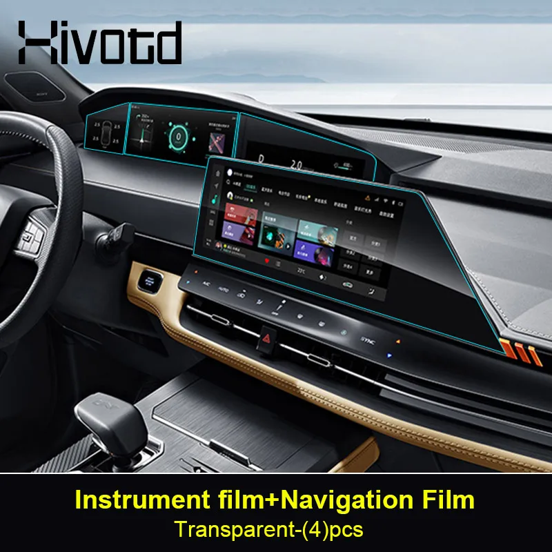 

Закаленное стекло, навигационная пленка, GPS, защитная пленка для экрана, приборная панель, внутренняя наклейка для автомобиля, аксессуары для Changan Uni-k Unik 2024