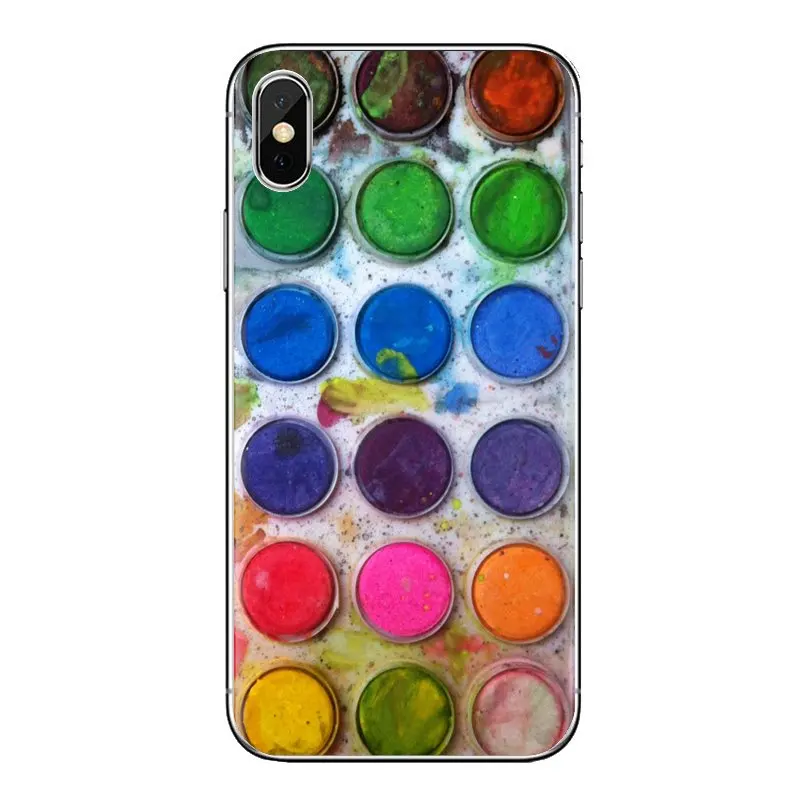 Набор акварельных пастельных рисунков для iPod Touch Apple iPhone 11 Pro 4 4S 5 5S SE 5C 6 6S 7 8 X XR XS Plus