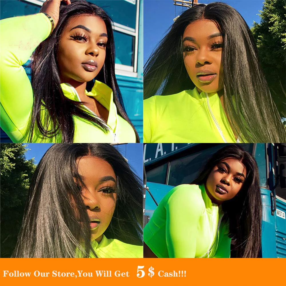 13х4 длинные шелковые прямые натуральные 99J синтетические парики для черно белых