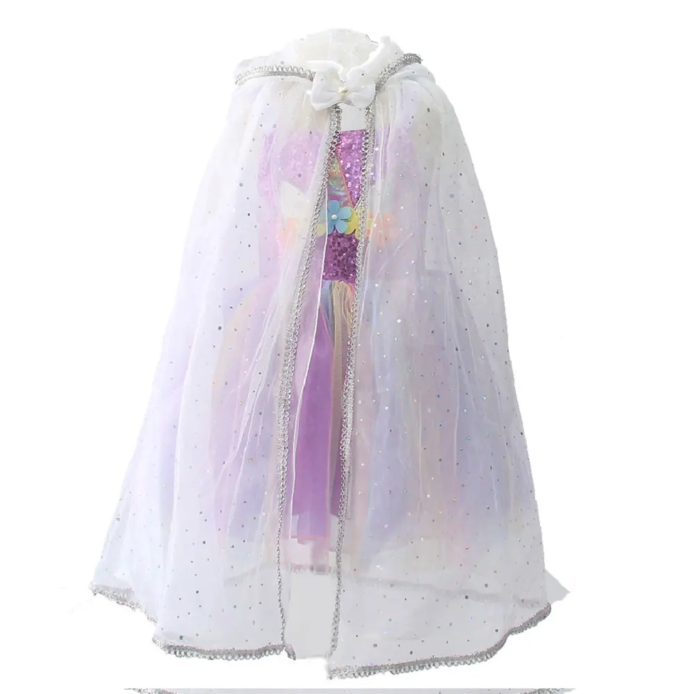 

Hooded Dress Up Cloaks Costume Princess Girls Cosplay Cape Halloween Carnival